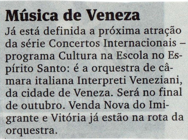 Música de Veneza